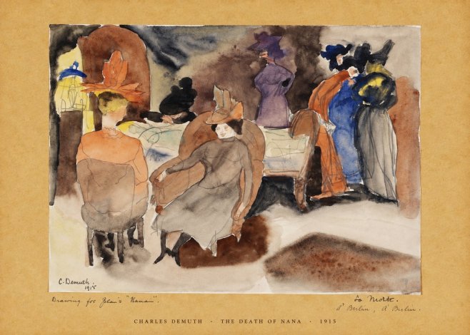 Charles Demuth The Death of Nana No6 - Poster