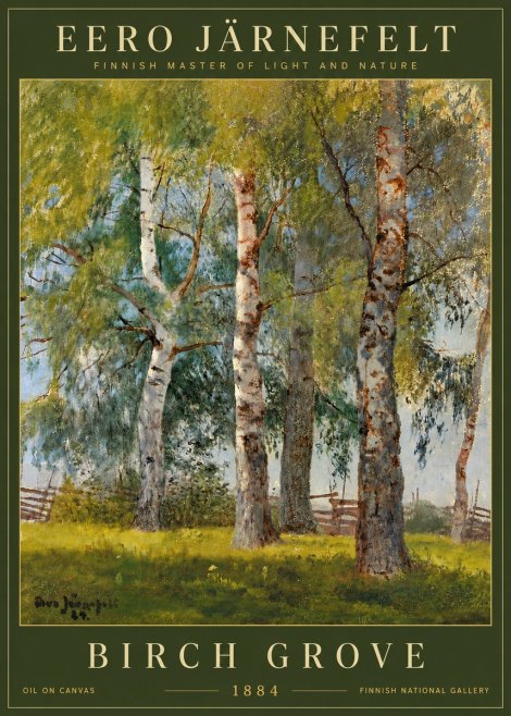 Eero Järnefelt Birch Grove No6 - Poster