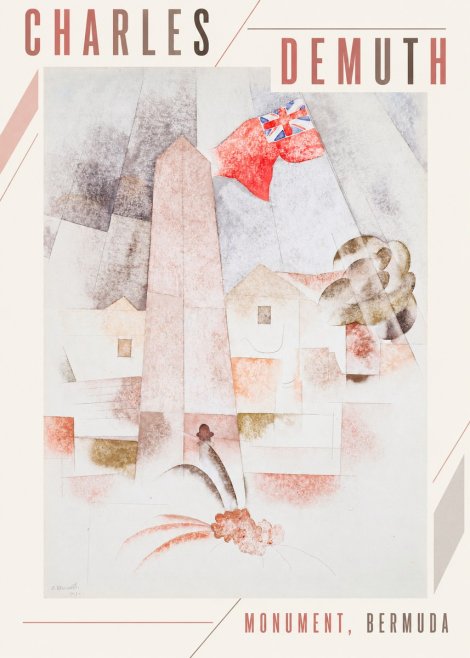 Charles Demuth Monument, Bermuda No3 - Poster