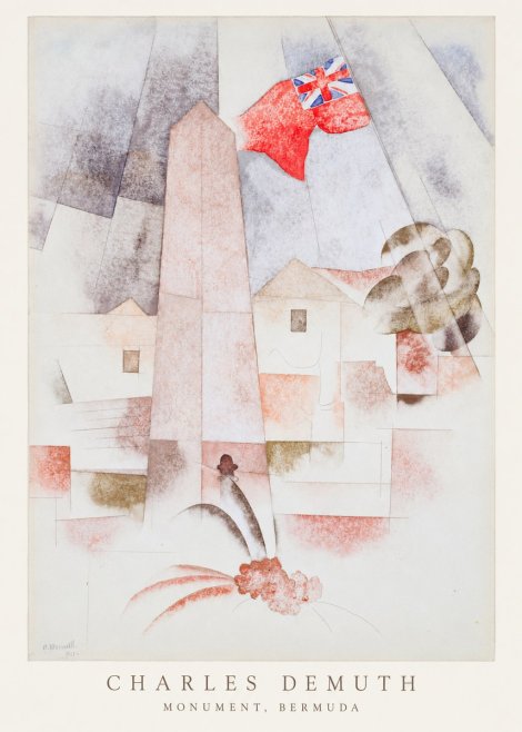 Charles Demuth Monument, Bermuda No6 - Poster