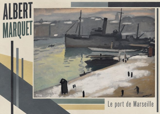 Albert Marquet Le Port De Marseille II No5 - Poster
