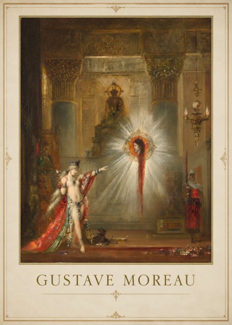 Gustave Moreau The Apparition II No1 - Poster