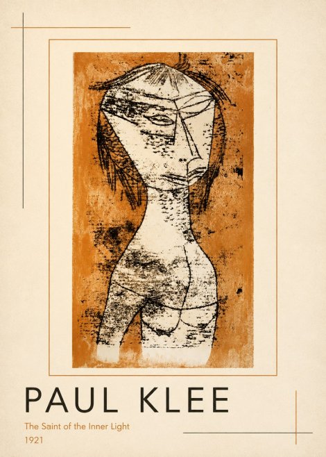 Paul Klee Die Heilige Vom Innern Licht No3 - Poster