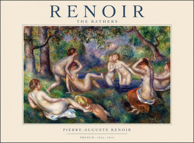 Renoir The Bathers IV No1 - Poster