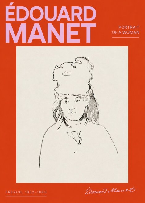 Édouard Manet Portrait of a Woman No2 - Poster