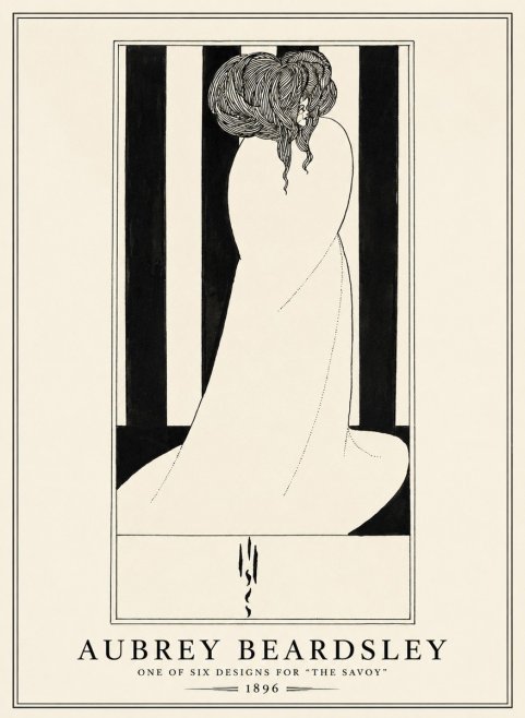 Aubrey Beardsley One of Six Designs for 'the Savoy' No1 - Poster
