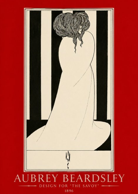 Aubrey Beardsley One of Six Designs for 'the Savoy' No2 - Poster
