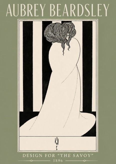 Aubrey Beardsley One of Six Designs for 'the Savoy' No4 - Poster