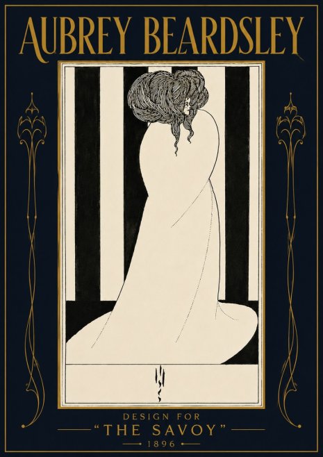 Aubrey Beardsley One of Six Designs for 'the Savoy' No6 - Poster