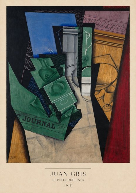 Juan Gris Le Petit Déjeuner No6 - Poster