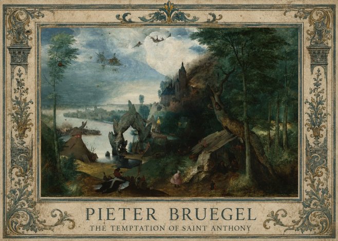 Pieter Bruegel The Temptation of Saint Anthony No1 - Poster
