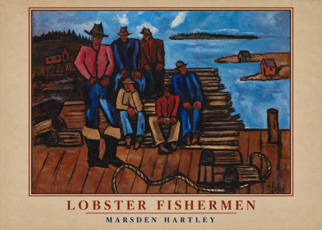 Marsden Hartley Lobster Fishermen II No2 - Poster