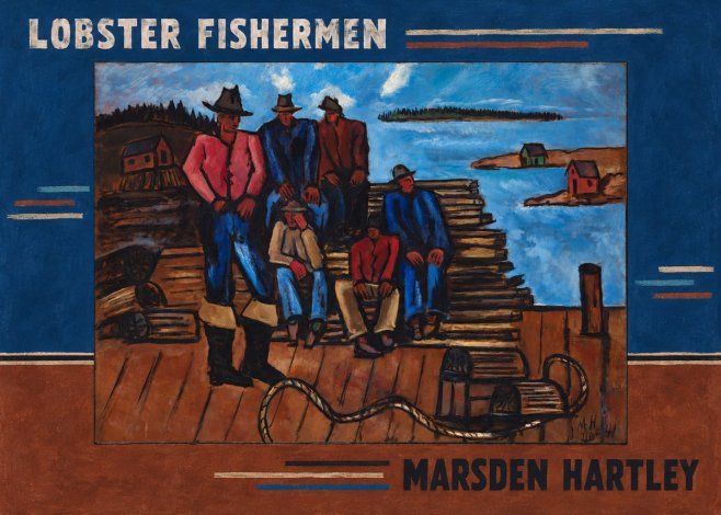 Marsden Hartley Lobster Fishermen II No5 - Poster
