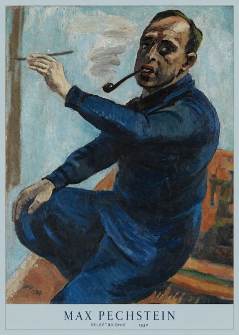 Max Pechstein Selbstbildnis No6 - Poster