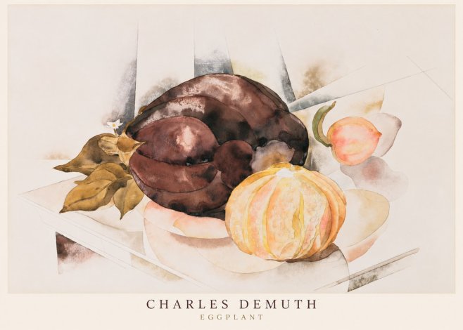 Charles Demuth Eggplant No6 - Poster
