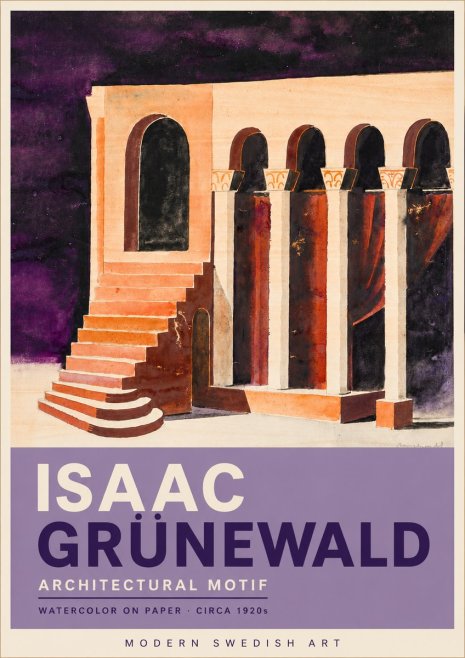 Isaac Grünewald Architectural Motif I No6 - Poster