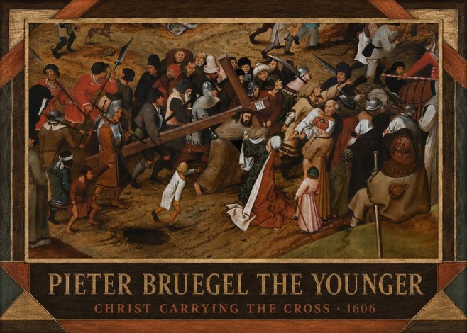 Pieter Bruegel Christ Carrying the Cross II No3 - Poster