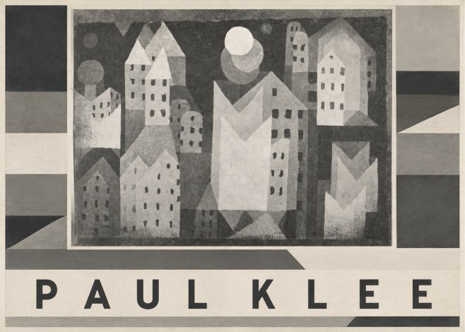 Paul Klee City of Churches No3 - Poster