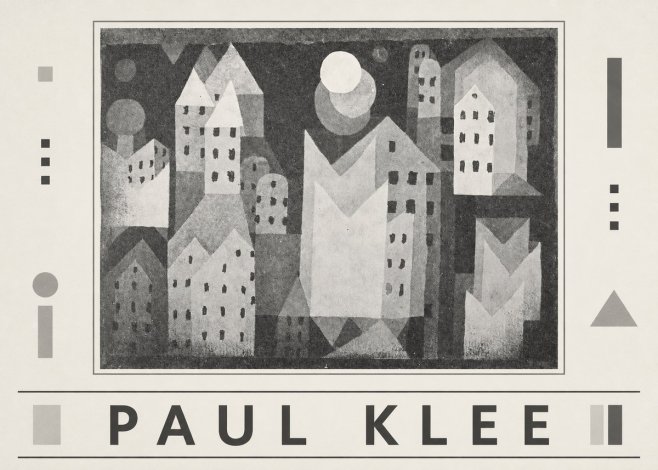 Paul Klee City of Churches No6 - Poster