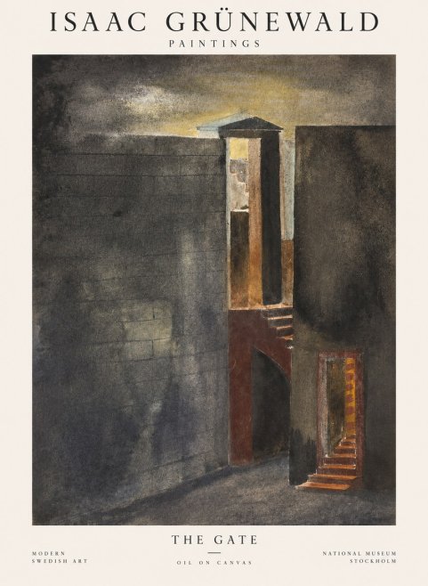 Isaac Grünewald Architectural Fantasy No2 - Poster