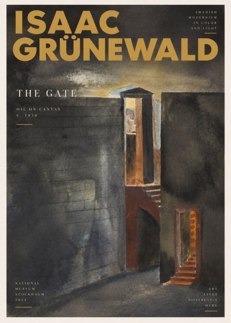 Isaac Grünewald Architectural Fantasy No4 - Poster