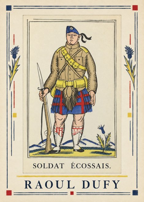 Raoul Dufy Soldat Écossais. No6 - Poster