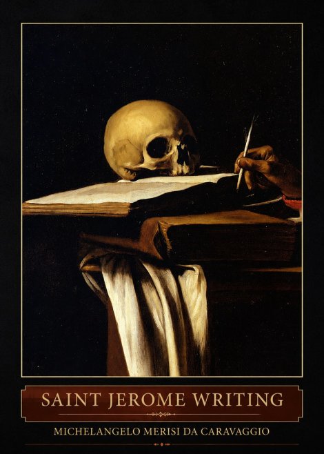 Michelangelo Merisi da Caravaggio Saint Jerome Writing III No2 - Poster