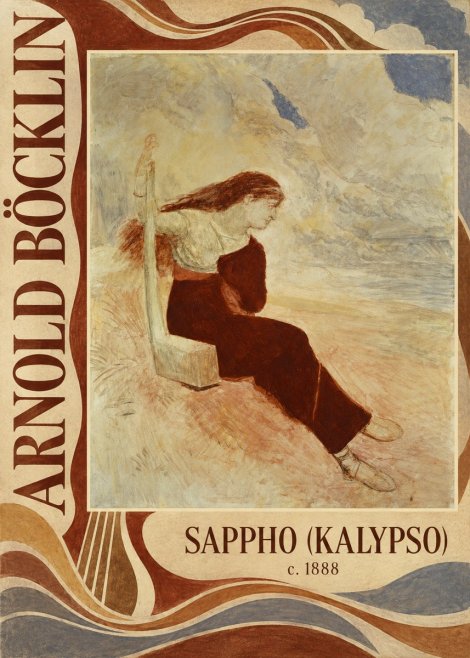 Arnold Böcklin Sappho (Kalypso) No5 - Poster