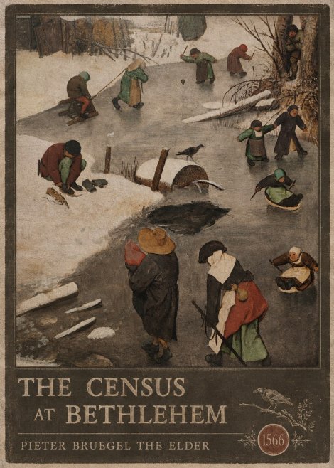 Pieter Bruegel The Census at Bethlehem II No6 - Poster