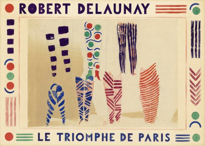 Robert Delaunay Le Triomphe De Paris IV No1 - Poster
