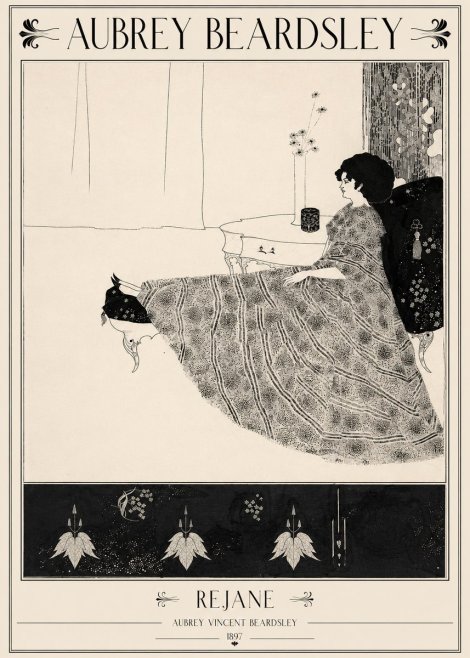 Aubrey Beardsley Rejane II No2 - Poster