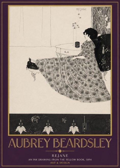 Aubrey Beardsley Rejane II No3 - Poster