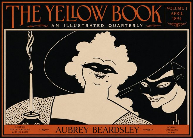 Aubrey Beardsley The Yellow Book I No4 - Poster