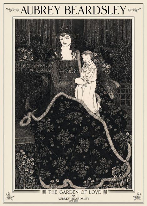 Aubrey Beardsley The Garden of Love No1 - Poster