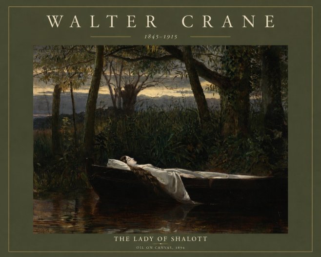 Walter Crane The Lady of Shalott No2 - Poster
