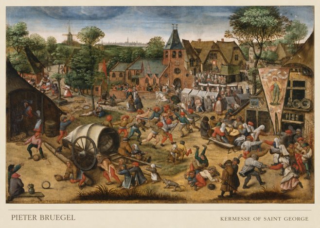 Pieter Bruegel Kermesse of Saint George No6 - Poster