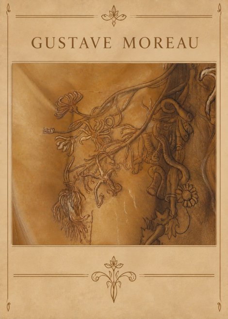 Gustave Moreau Organic Forms Study No5 - Poster