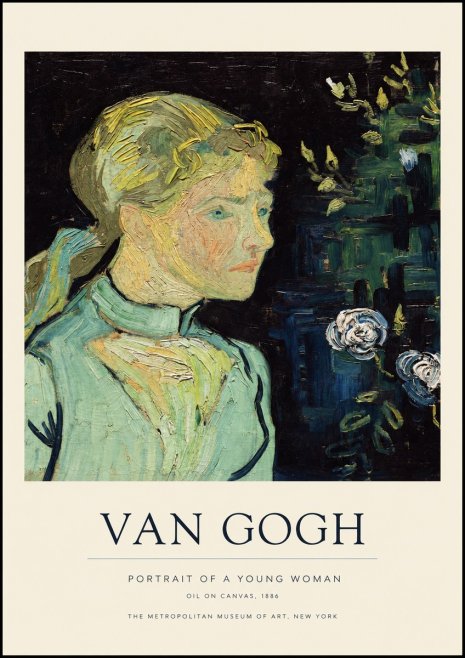 Van Gogh Portrait of a Young Woman No1 - Poster