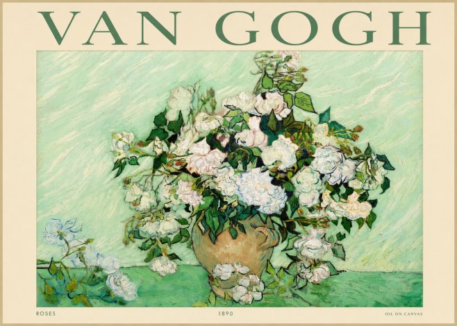Van Gogh Roses II No2 - Poster