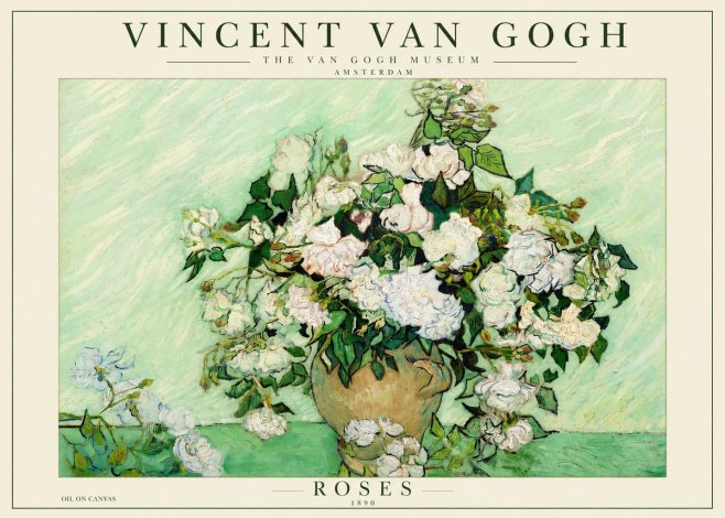 Van Gogh Roses II No3 - Poster