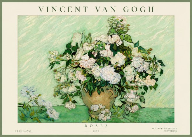 Van Gogh Roses II No4 - Poster