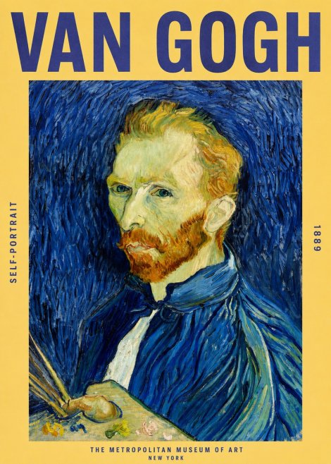Van Gogh Self-portrait I No2 - Poster