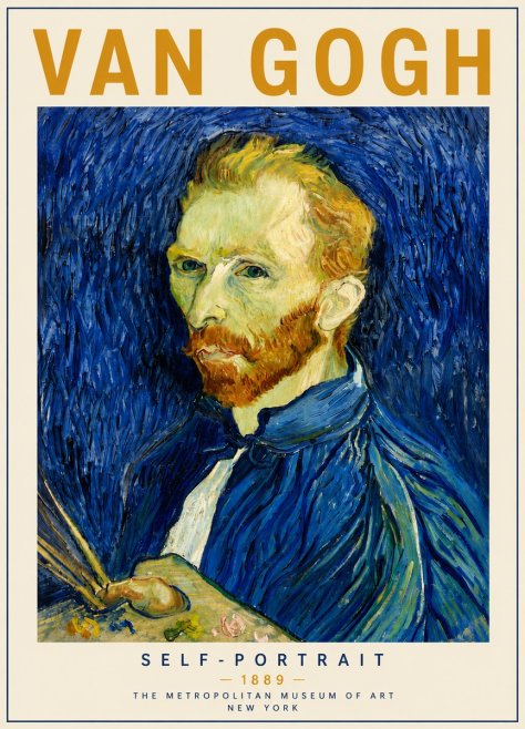 Van Gogh Self-portrait I No6 - Poster