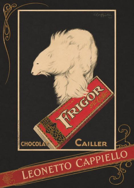 Leonetto Cappiello Chocolat Frigor No4 - Poster