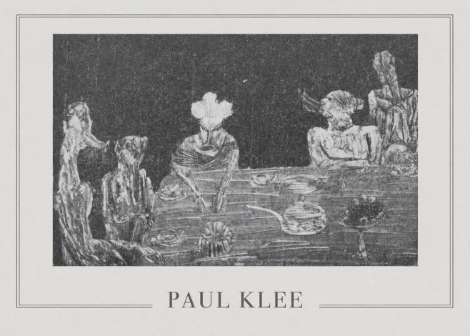 Paul Klee Die Mahlzeit No5 - Poster