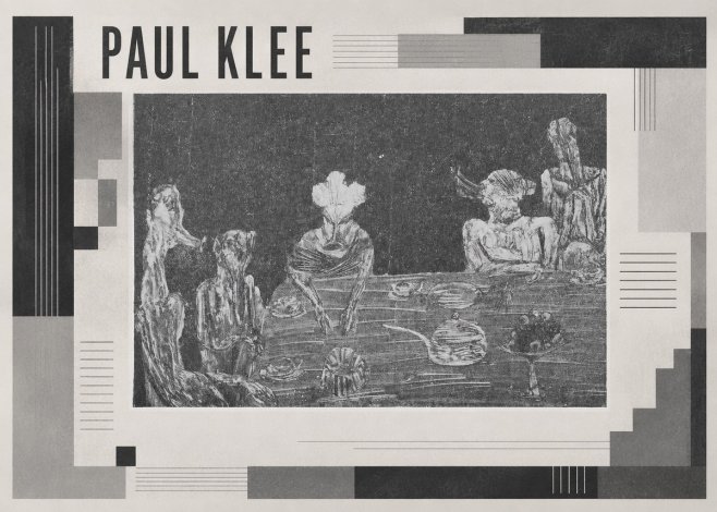 Paul Klee Die Mahlzeit No6 - Poster