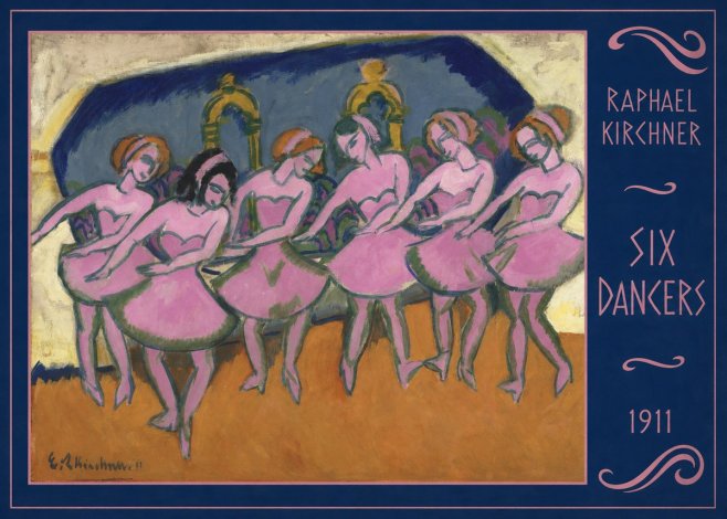 Raphael Kirchner Six Dancers No2 - Poster