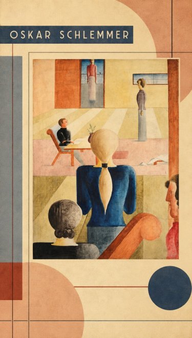 Oskar Schlemmer Composition with Figures No3 - Poster