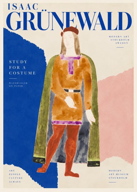 Isaac Grünewald Study for a Costume Design No4 - Poster