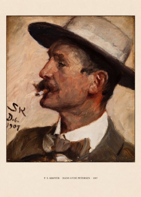 P.S. Krøyer Hans Gyde Petersen No5 - Poster
